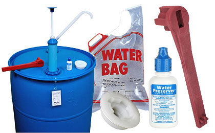 Emergency Water Storage Supplies